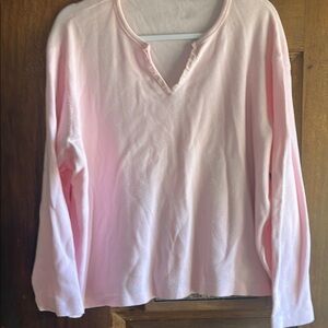 Mountain Lake Women's Long Sleeve Tee - Light Pink